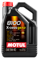 Motul 5L Synthetic Engine Oil 8100 5W40 X-CESS Gen 2 - Case of 4