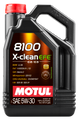 Motul 5L Synthetic Engine Oil 8100 5W30 X-Clean EFE - Case of 4