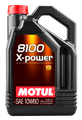 Motul 5L Synthetic Engine Oil 8100 10W60 X-Power - Case of 4