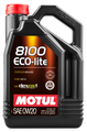 Motul 5L Synthetic Engine Oil 8100 0W20 ECO-LITE - Case of 4