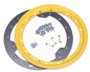 Aero Race Wheels Replacement Beadlock Ring 15in Yellow Beadlock Ring & Hardware - 54-500007