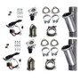 Granatelli 2.25in Alum Mild Steel Electronic Dual Slip Fit Exhaust Cutout w/Band Clamps
