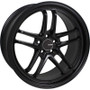 Enkei TSP5 18x8.5 5x114.3 25mm Offset 72.6mm Bore Black Racing Wheel - 497-885-6525BK