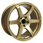 Enkei T6S 18x8 45mm Offset 5x100 Bolt Pattern 72.6 Bore Gold Racing Wheel - 485-880-8045GG