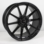 Enkei TS10 18x8 5x112 45mm Offset 72.6mm Bore Black Racing Wheel - 499-880-4445BK