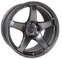 Enkei PF05 18x9 5x100 40mm Offset 75mm Bore Dark Silver Racing Wheel - 527-890-8040DS