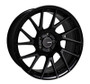 Enkei TM7 18x8.0 5x114.3 45mm Offset 72.60 Bore Gloss Black Racing Wheel - 507-880-6545BK