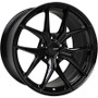 Enkei TSR-X 20x9.5 40mm Offset 5x114.3 BP Gloss Black Racing Wheel - 529-295-6540BK