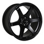 Enkei T6S 18x8.5 25mm Offset 5x114.3 Bolt Pattern 72.6 Bore Matte Black Racing Wheel - 485-885-6525BK