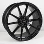 Enkei TS10 18x9.5 5x114.3 15mm Offset 72.6mm Bore Black Racing Wheel - 499-895-6515BK