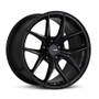 Enkei TSR-X 18x8.5 38mm Offset 5x114.3 BK 72.6mm Bore Gloss Black Racing Wheel - 529-885-6538bk