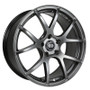 Enkei M52 18x8 40mm Offset 5x110 Bolt Pattern 72.6mm Bore Dia Hyper Black Racing Wheel - 480-880-5140HB