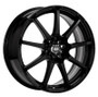 Enkei EDR9 18x7.5 5x100/114.3 38mm Offset 72.6 Bore Diameter Black Racing Wheel - 441-875-0238BK