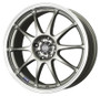 Enkei J10 16x7 5x112/114.3 38mm Offset 72.62mm Bore Dia Silver w/ Machined Lip Racing Wheel - 409-670-26SP