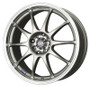 Enkei J10 15x6.5 4x100/114.3 38mm Offset 72.62mm Bore Dia Silver w/ Machined Lip Racing Wheel - 409-565-01SP