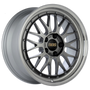 BBS LM 18x8 5x114.3 ET40 Diamond Black Center / Machined Lip Wheel -82mm PFS/Clip Required - LM080DBPK