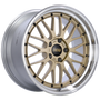 BBS LM 19x8.5 5x130 ET50 CB 71.6 Gold Center/Machined Lip Wheel - LM287GPK