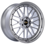 BBS LM Wheel 18x9.5 5x114.3 ET38 Diamond Silver Center / Diamond Cut Rim - PFS CB - LM115HDSPK