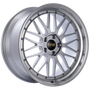 BBS LM Wheel 18x8.5 5x114.3 ET38 Diamond Silver Center / Diamond Cut Rim - PFS CB - LM114HDSPK