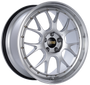 BBS LM-R 20x9.5 5x114.3 ET40 CB66 Diamond Silver Center Diamond Cut Lip Wheel - LM329DSPK