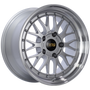 BBS LM 17x9 5x130 ET17 CB71.6 Diamond Silver Center Diamond Cut Lip Wheel - LM136DSPK