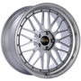 BBS LM 19x8.5 5x120 ET32 Diamond Silver Center Diamond Cut Lip Wheel -82mm PFS/Clip Required - LM227DSPK