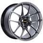 BBS RF 18x9 5x100 ET45 Diamond Black Wheel -70mm PFS/Clip Required - RF520DBK