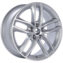 BBS SX 20x9 5x120 ET42 Sport Silver Wheel -82mm PFS/Clip Required - SX0601SK