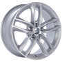BBS SX 19x8.5 5x108 ET45 Sport Silver Wheel -70mm PFS/Clip Required - SX0504SK