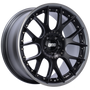 BBS CH-RII 22x11.5 5x112 ET38 Satin Black Center Platinum Lip SS Rim Protector Wheel - 82mm PFS Req. - CH7301BPPO