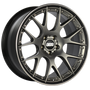 BBS CH-RII 22x10 5x120 ET38 / 72.5 CB Satin Platinum Center Black Lip SS Rim Protector Wheel - CH7102PBPO