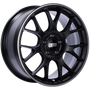 BBS CH-R 18x8.5 5x112 ET47 Satin Black Polished Rim Protector Wheel -82mm PFS/Clip Required - CH139BPO