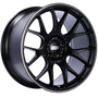 BBS CH-R 20x10.5 5x112 ET25 Satin Black Polished Rim Protector Wheel -82mm PFS/Clip Required - CH103BPO