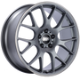 BBS CH-R 20x9 5x120 ET24 Satin Titanium Polished Rim Protector Wheel -82mm PFS/Clip Required - CH100TIPO
