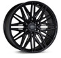 Vossen HF6-5 22x10 / 6x135 / ET-18 / Super Deep Face / 87.1 - Satin Black Wheel - HF65-2F29