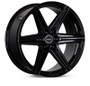 Vossen HF6-2 24x10 / 6x139.7 / ET25 / Deep Face / 106.1 - Gloss Black Wheel - HF62-4G46