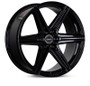 Vossen HF6-2 24x10 / 6x135 / ET25 / Deep Face / 87.1 - Gloss Black Wheel - HF62-4F46