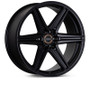 Vossen HF6-2 22x9.5 / 6x139.7 / ET20 / Deep Face / 106.1 - Satin Black Wheel - HF62-2G25