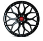 Vossen HF-2 24x10 / 5x130 / ET20 / Deep Face / 84.1 - Gloss Black Wheel - HF2-4P62