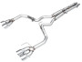 AWE 2024 Ford Mustang GT Fastback S650 RWD Track Edition Catback Exhaust w/ Quad Chrome Silver Tips - 3020-42650