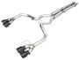 AWE 2024 Ford Mustang Dark Horse S650 RWD Track Edition Catback Exhaust w/ Quad Diamond Black Tips - 3020-43375.