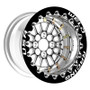 Weld Tuner Import Drag 13x10 / 4x100mm BP / 4.5in. BS Black Wheel CTR - Double Beadlock M/T - 778B-31015DB