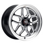 WELD Laguna Street Gloss Black Wheel with Milled Spokes 20x8 | 5x4.75 BC (5x120.65) | +0 Offset | 4.5 Backspacing - S10708063450 for 1960s / 1970s GM Fitment (Camaro, Chevelle, Firebird)
