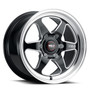 WELD Ventura 6 Drag Gloss Black Wheel with Milled Spokes 20x11 | 6x127 BC (6x5) | +36 Offset | 7.375 Backspacing - S15601181P36 for 2006, 2007, 2008, 2009 Chevrolet TrailBlazer SS