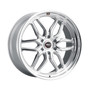 WELD Laguna Street Gloss Silver Wheel with Milled Spokes 17x11 | 5x127 BC (5x5) | -44 Offset | 4.25 Backspacing - S11471173425 for Chevrolet Silverado C1500 2WD 1988-1999, Chevy C10 1967-1987