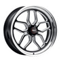 WELD Laguna Street Gloss Black Wheel with Milled Spokes 22x12 | 5x127 BC (5x5) | -57 Offset | 4.25 Backspacing - S10722073425 for Chevrolet Silverado C1500 2WD 1988-1999, Chevy C10 1967-1987