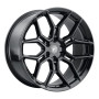 Forgestar X12 Gloss Black Wheel 22x10 | 6x139.7BC | +30 Offset | 6.7 Backspacing - F03120084P30 for Chevrolet Silverado 1500 2019-2024, GMC Sierra 1500 2019-2024, Cadillac Escalade 2019-2024, GMC Yukon 2019-2024, Chevrolet Tahoe 2019-2024, Chevrolet Suburban 2019-2024, Ram 1500 / Rebel 2019-2024, Ram TRX 2021-2024
