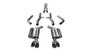 CORSA Xtreme Cat-Back Exhaust | 2.75in | 2015-2023 Dodge Challenger 6.2L | Twin 3.5in Black PVD Tips | 14989BLK
