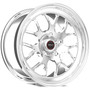Weld Racing RT-S S77 HD Forged Aluminum 17x5 / 6x5.5 BP / 1.6in. BS  Polished Center Drag Wheel (Low Pad) - 77LP7050E16A for Chevy Silverado & GMC Sierra 1999-2024
