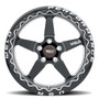 WELD Ventura 5 Beadlock Drag Gloss Black Wheel with Milled Spokes 18x10 | 5x114.3 BC (5x4.5) | +45 Offset | 7.27 Backspacing - S90480067P45 for Shelby GT500 2007-2014, Mustang S197 V6 / GT 2005-2014, Mustang S550 GT / V6 / EcoBoost 2015-2023, Supra MK4 1993-2002, Mustang GT 2024+, Mustang EcoBoost 2024+, Mustang Darkhorse 2024+